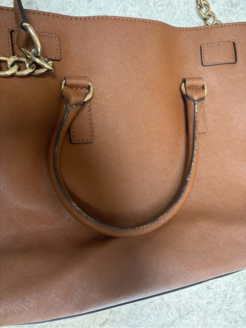 Michael Kors structured leather